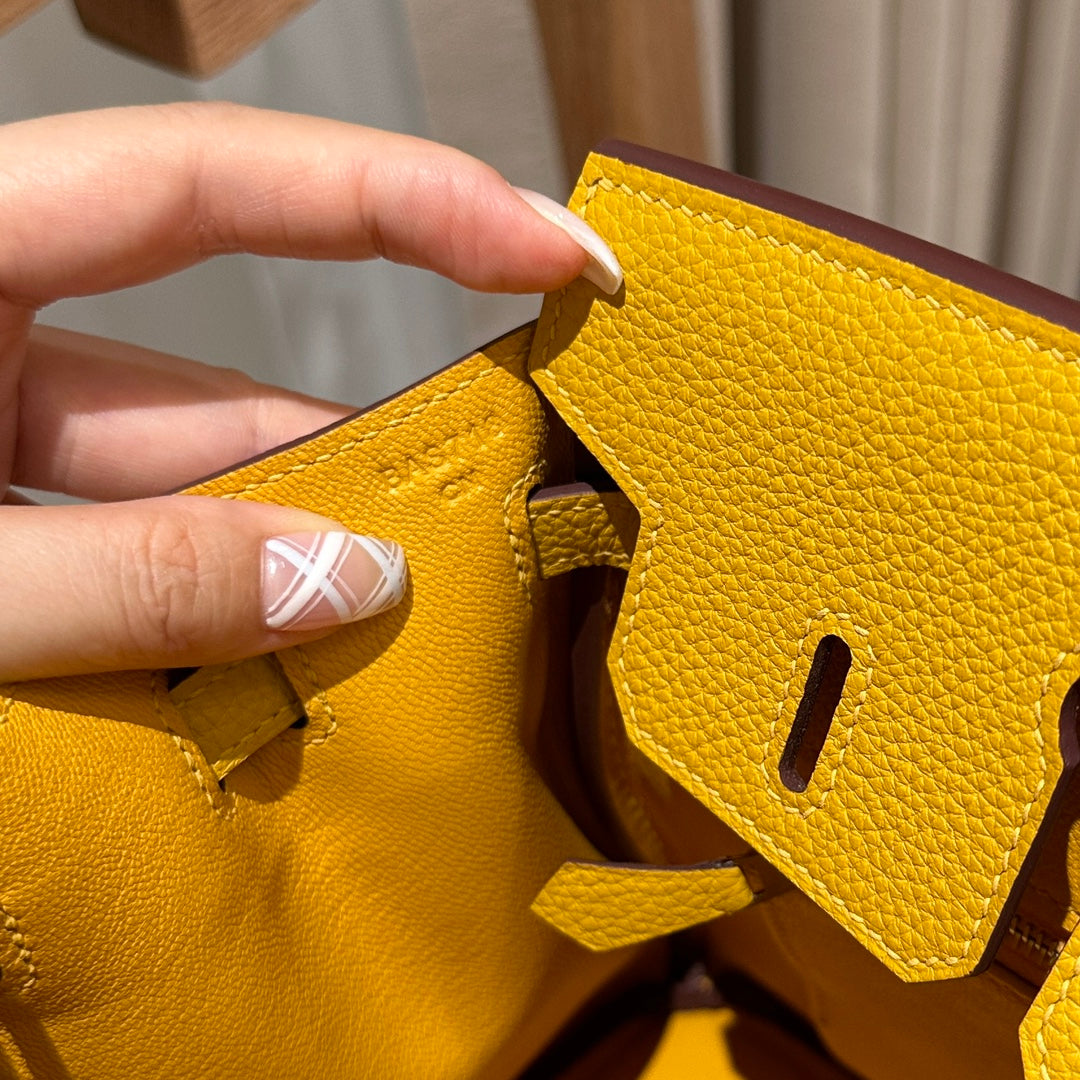 Birkin  Togo – Amber Yellow | Palladium