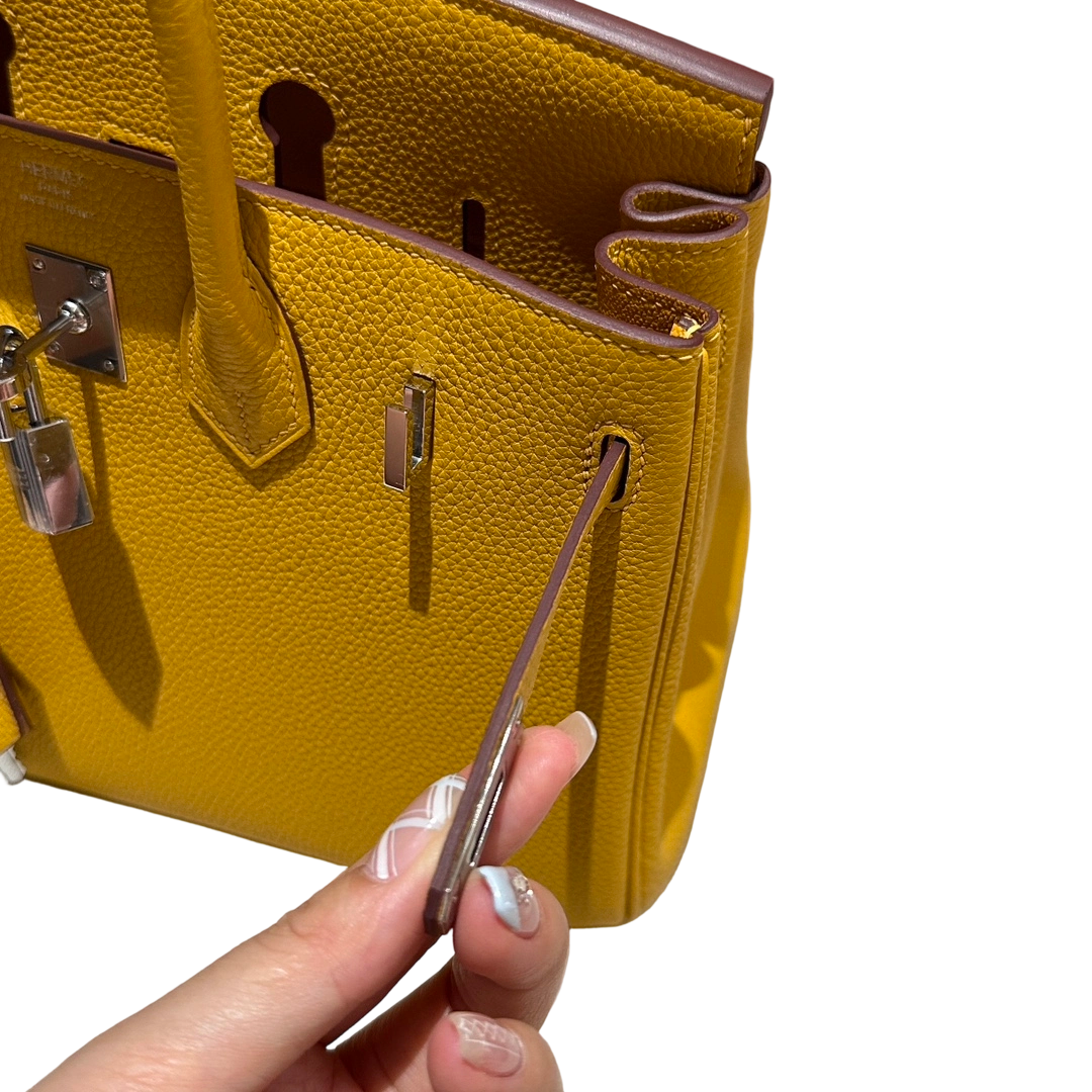 Birkin  Togo – Amber Yellow | Palladium
