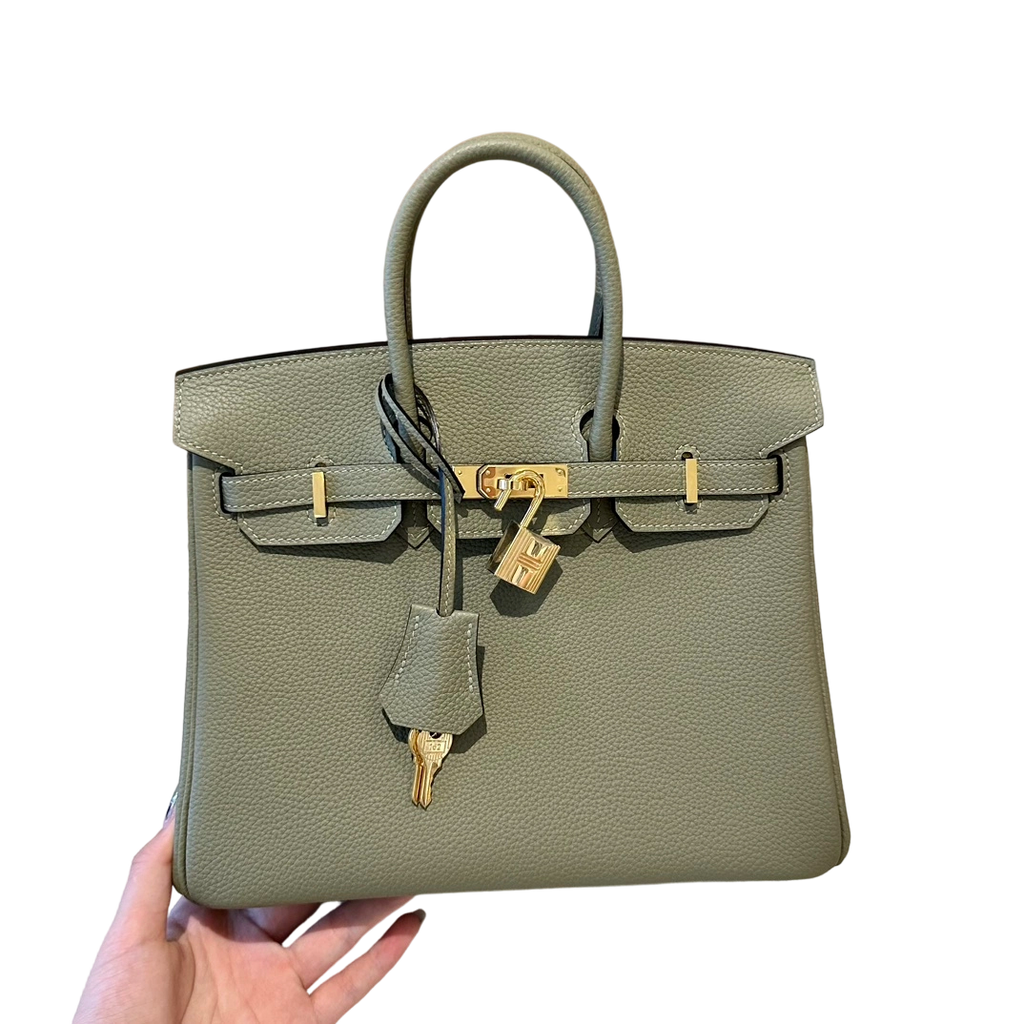 Birkin  Togo – Sage Green | Gold-Plated