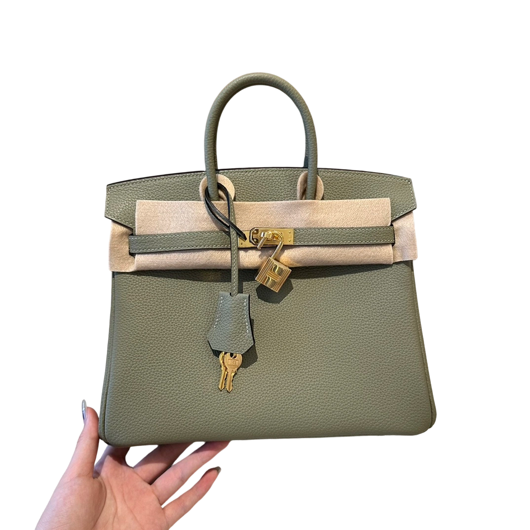 Birkin  Togo – Sage Green | Gold-Plated
