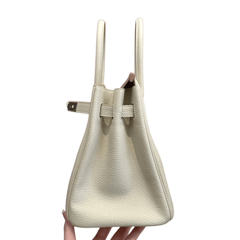 Birkin  Togo  – Milkshake White| Palladium