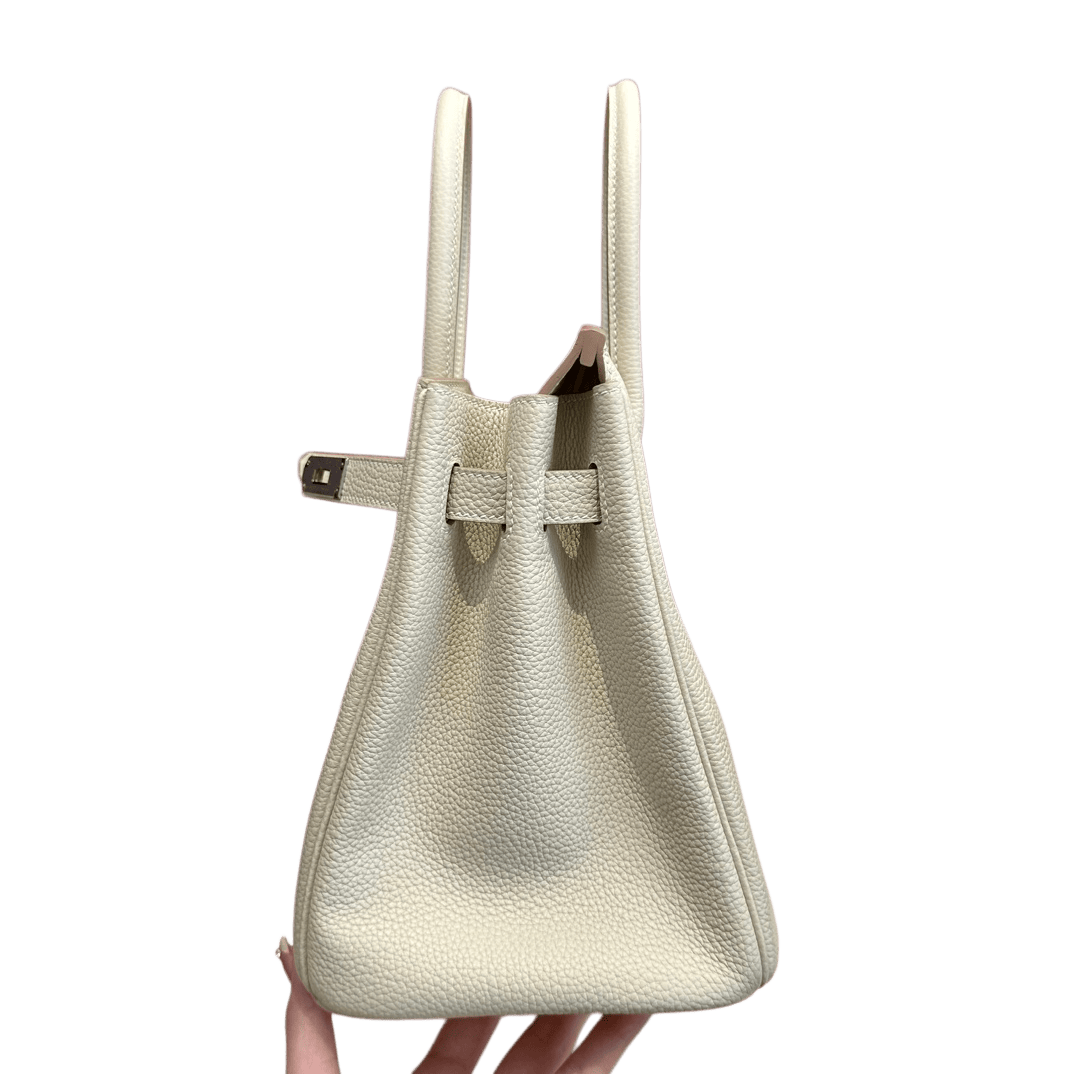 Birkin  Togo  – Milkshake White| Palladium