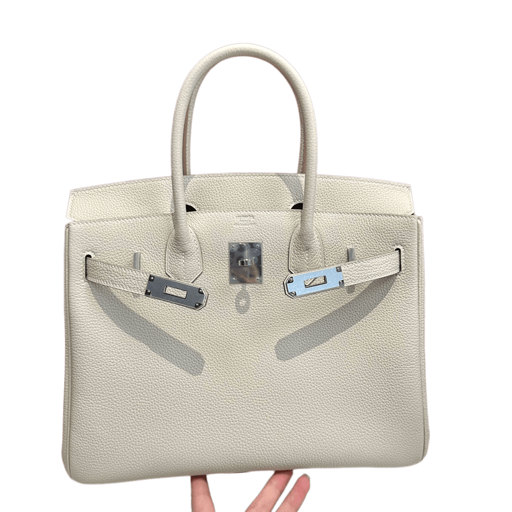 Birkin  Togo  – Milkshake White| Palladium