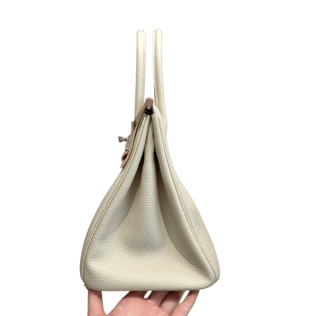 Birkin  Togo  – Milkshake White| Palladium
