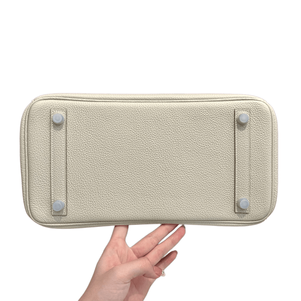 Birkin  Togo  – Milkshake White| Palladium