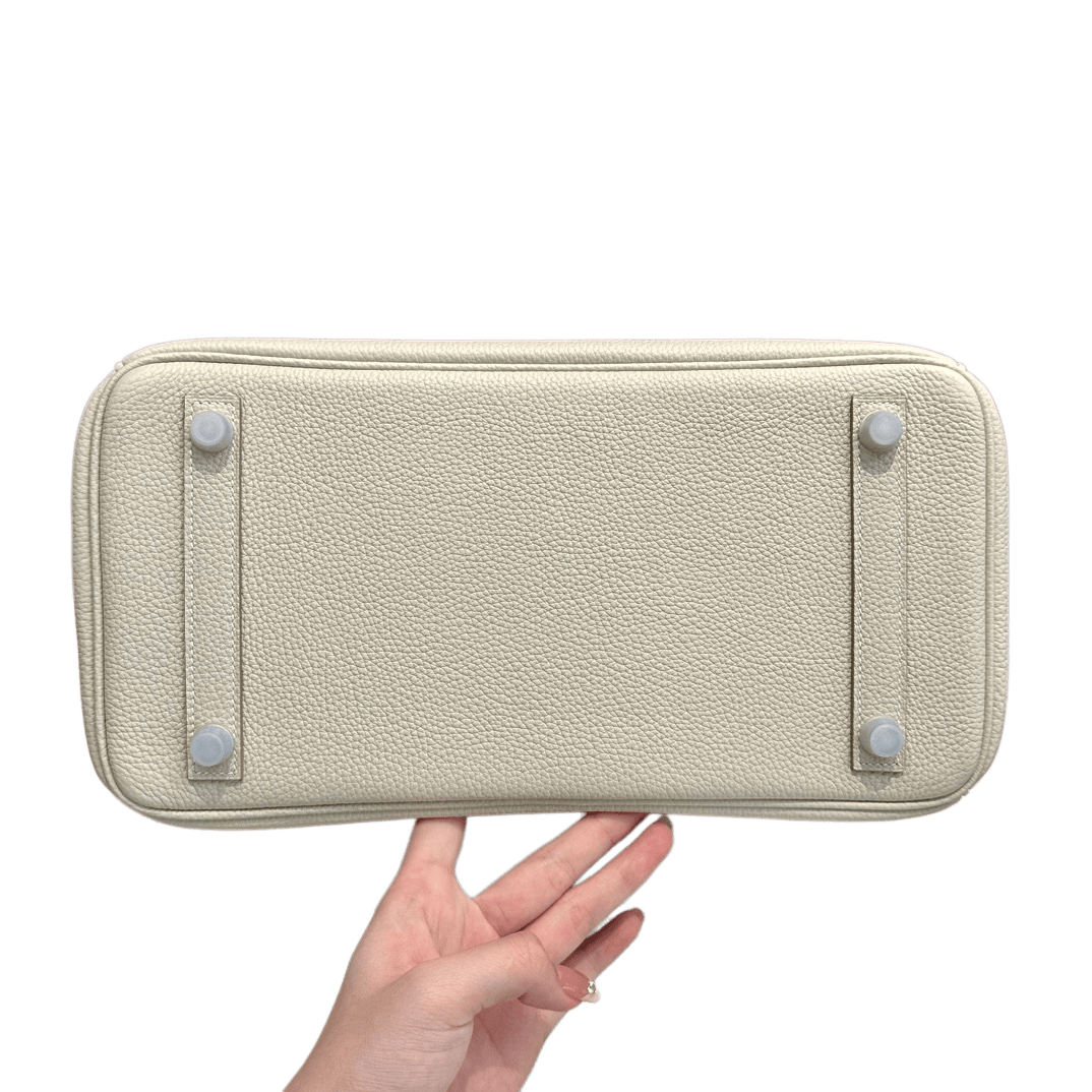 Birkin  Togo  – Milkshake White| Palladium