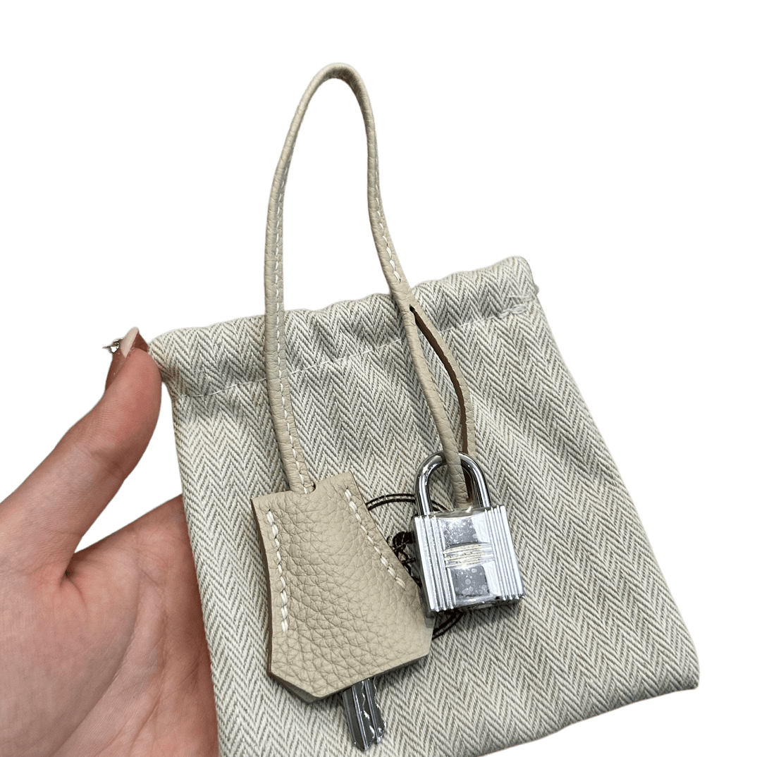 Birkin  Togo  – Milkshake White| Palladium