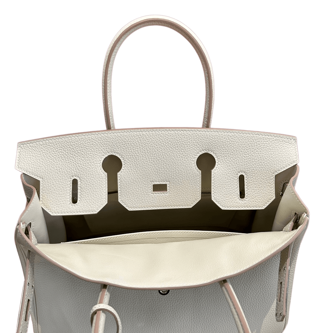 Birkin  Togo  – Milkshake White| Palladium