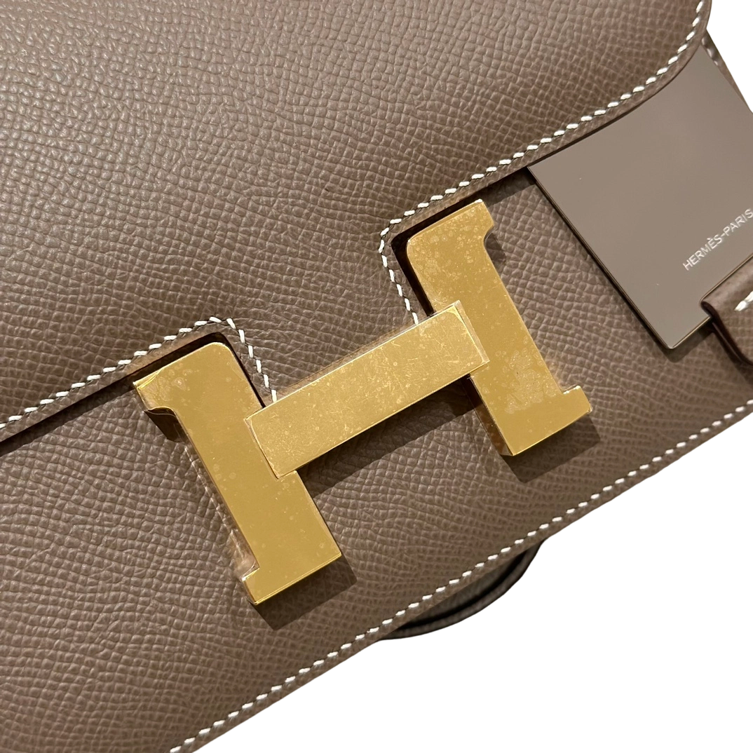 Constance  Epsom – Etoupe | Gold-Plated