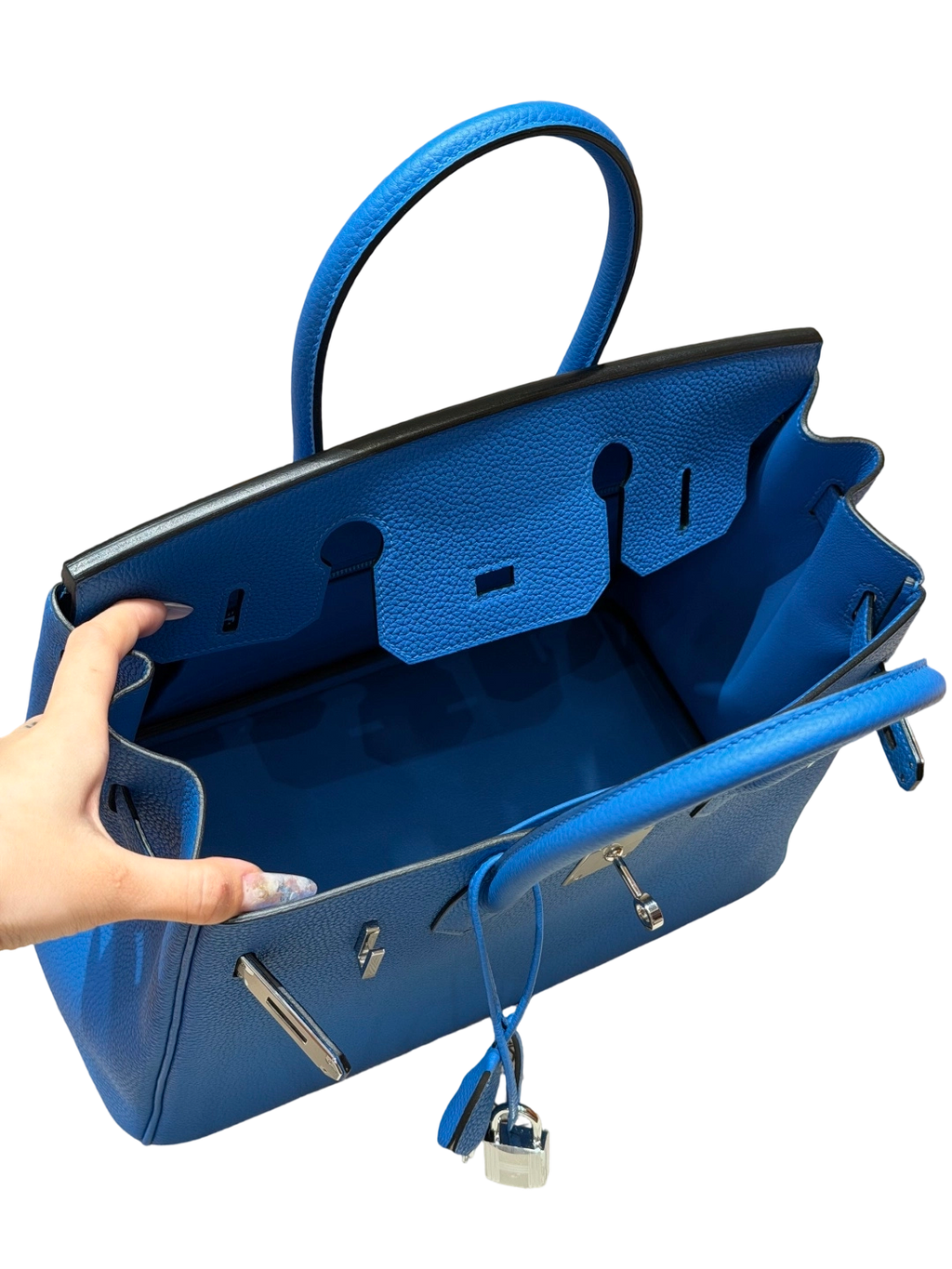 Birkin Togo – Bleu Saphir | Palladium