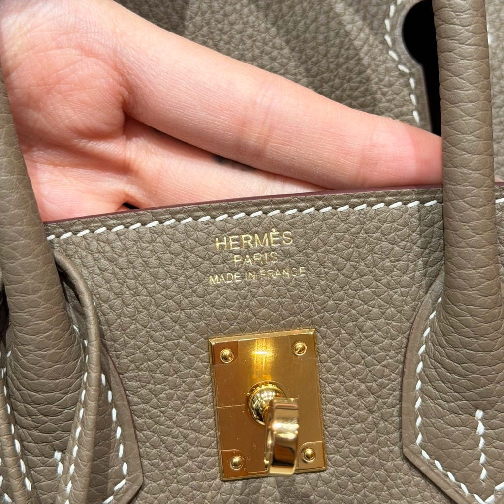 Birkin  Togo  – Etoupe | Gold-Plated