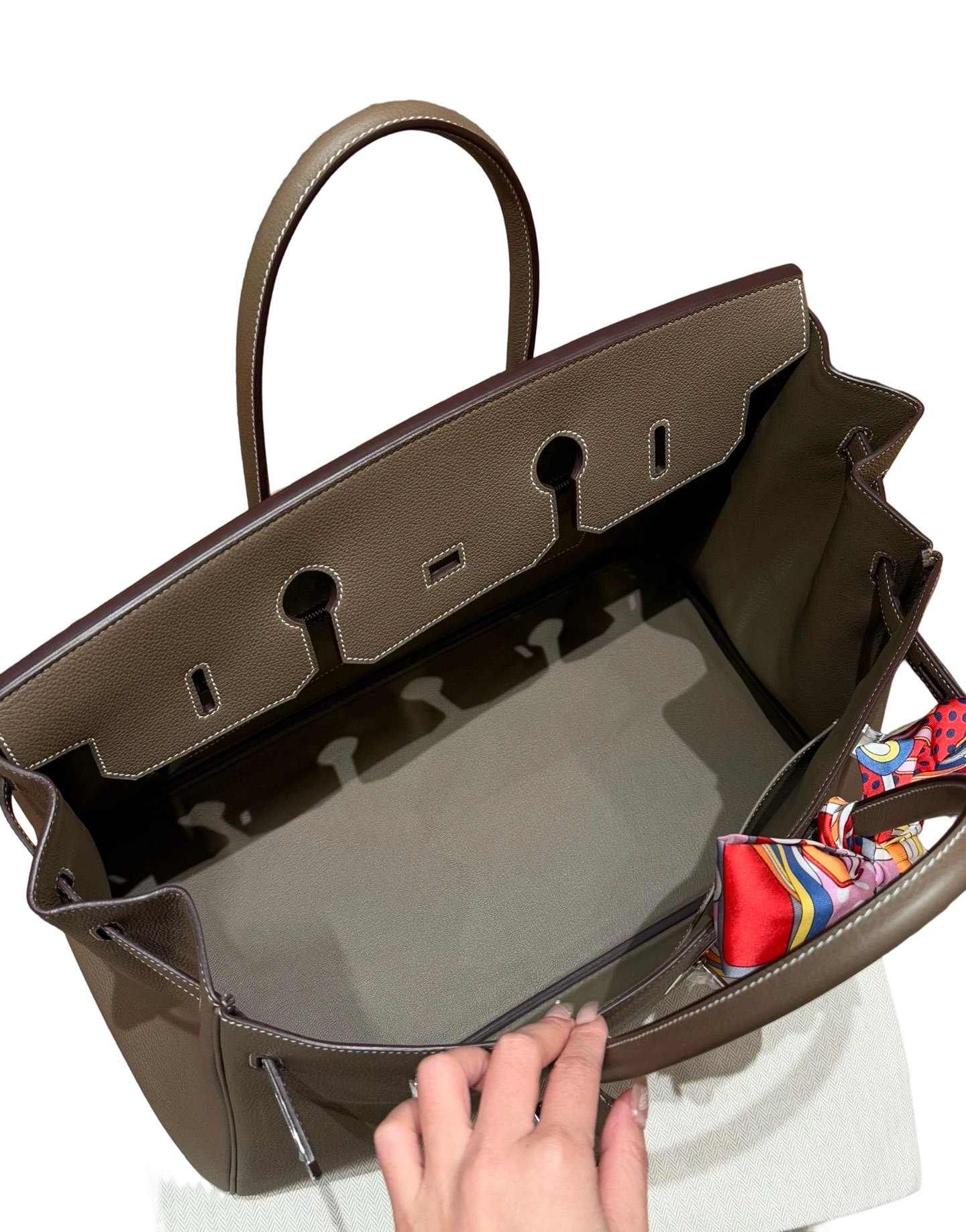 Birkin  Togo  – Etoupe | Palladium