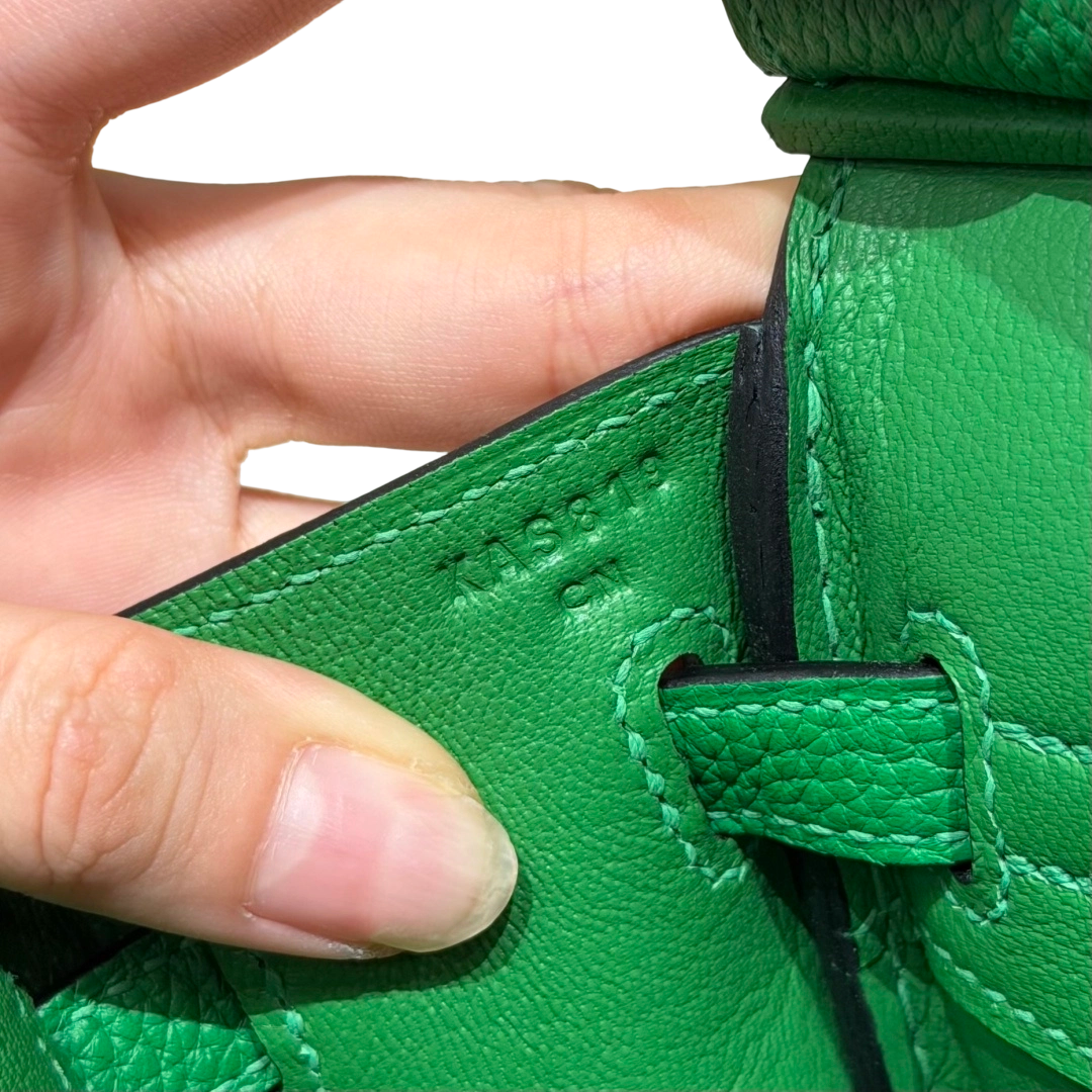 Birkin  Togo – Bamboo Green | Gold-Plated