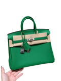 Birkin  Togo – Bamboo Green | Palladium