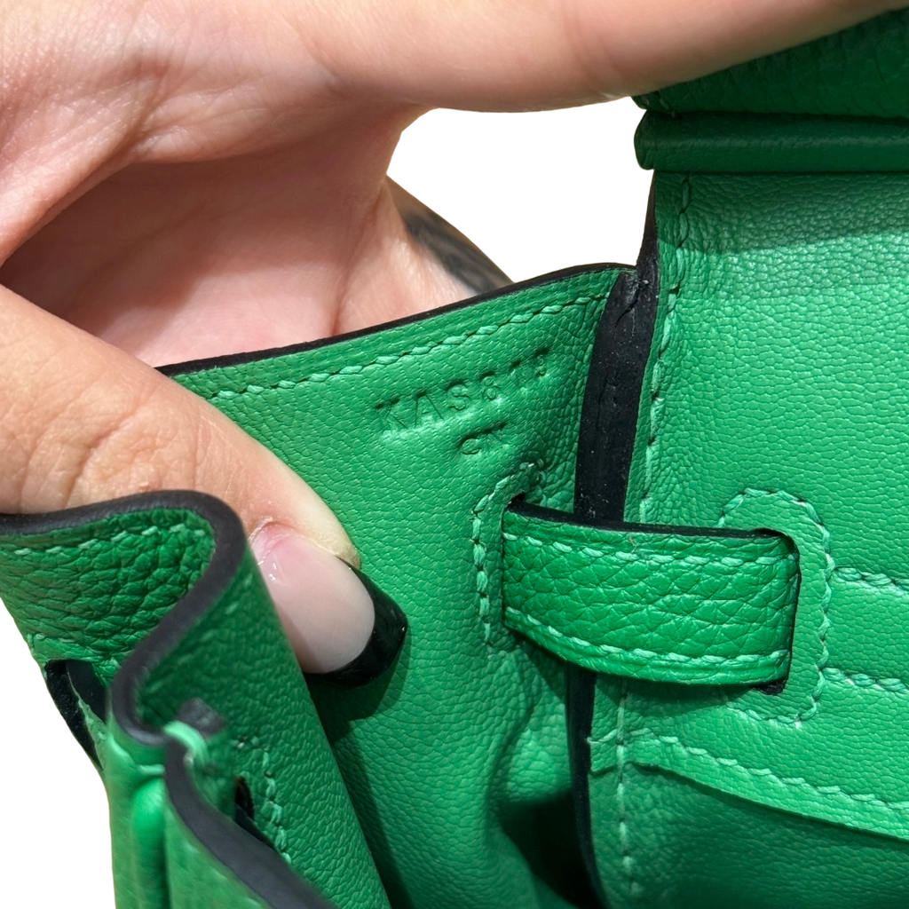 Birkin  Togo – Bamboo Green | Palladium
