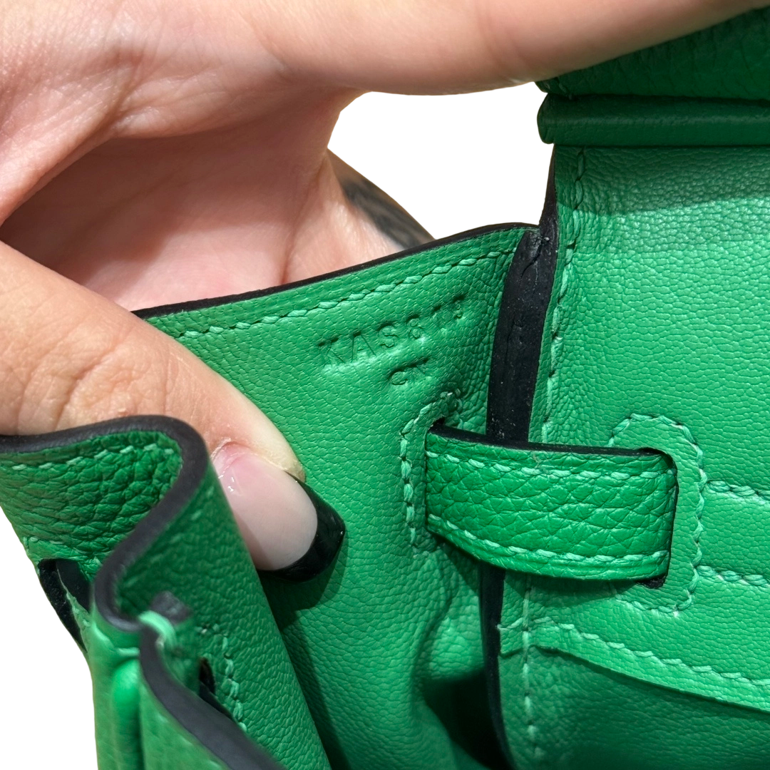 Birkin  Togo – Bamboo Green | Palladium
