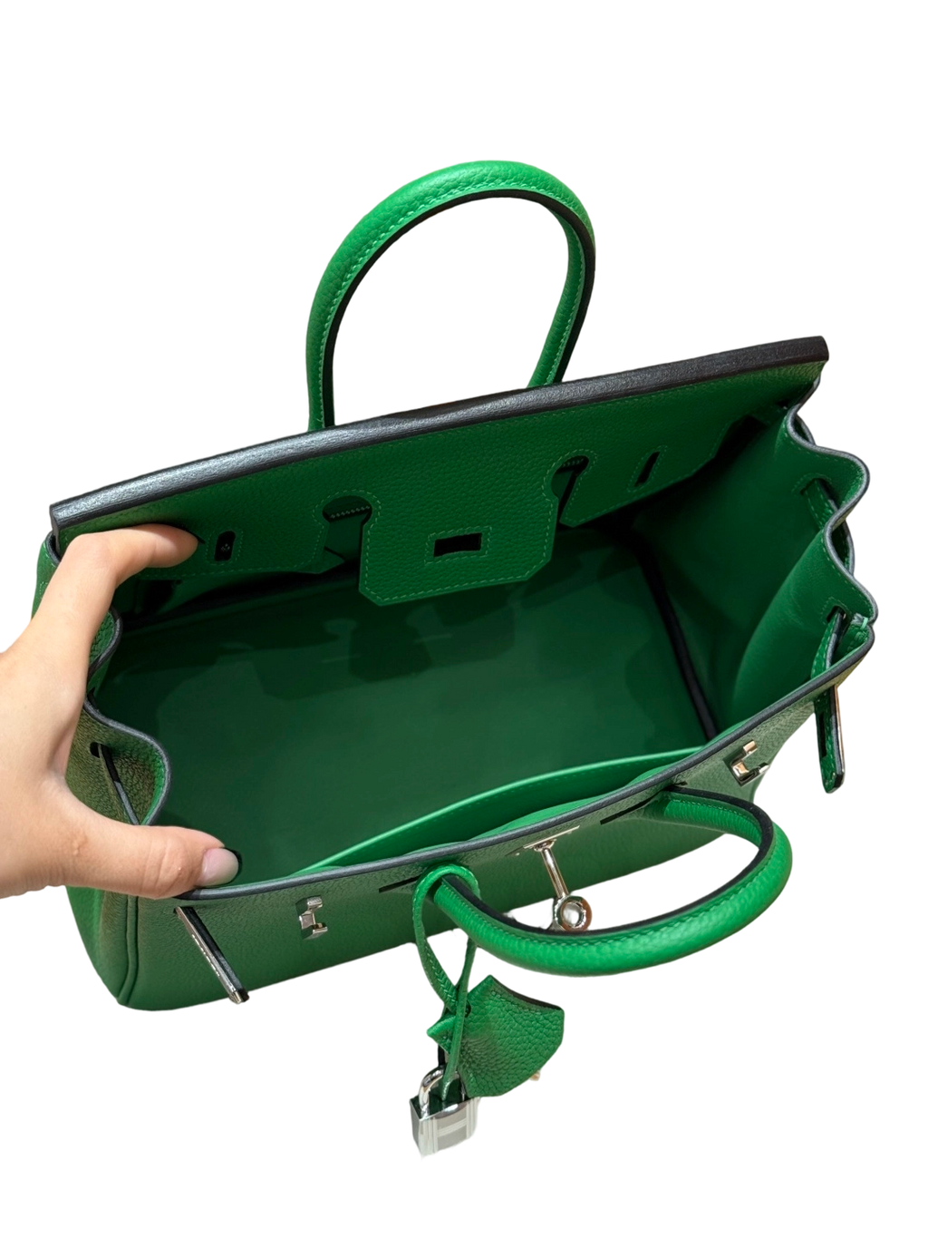 Birkin  Togo – Bamboo Green | Palladium