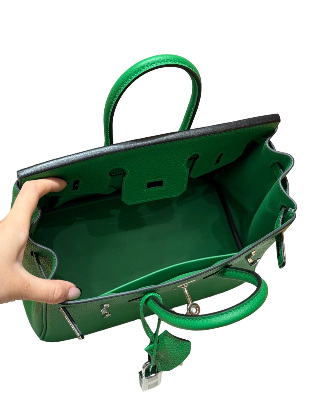 Birkin  Togo – Bamboo Green | Palladium