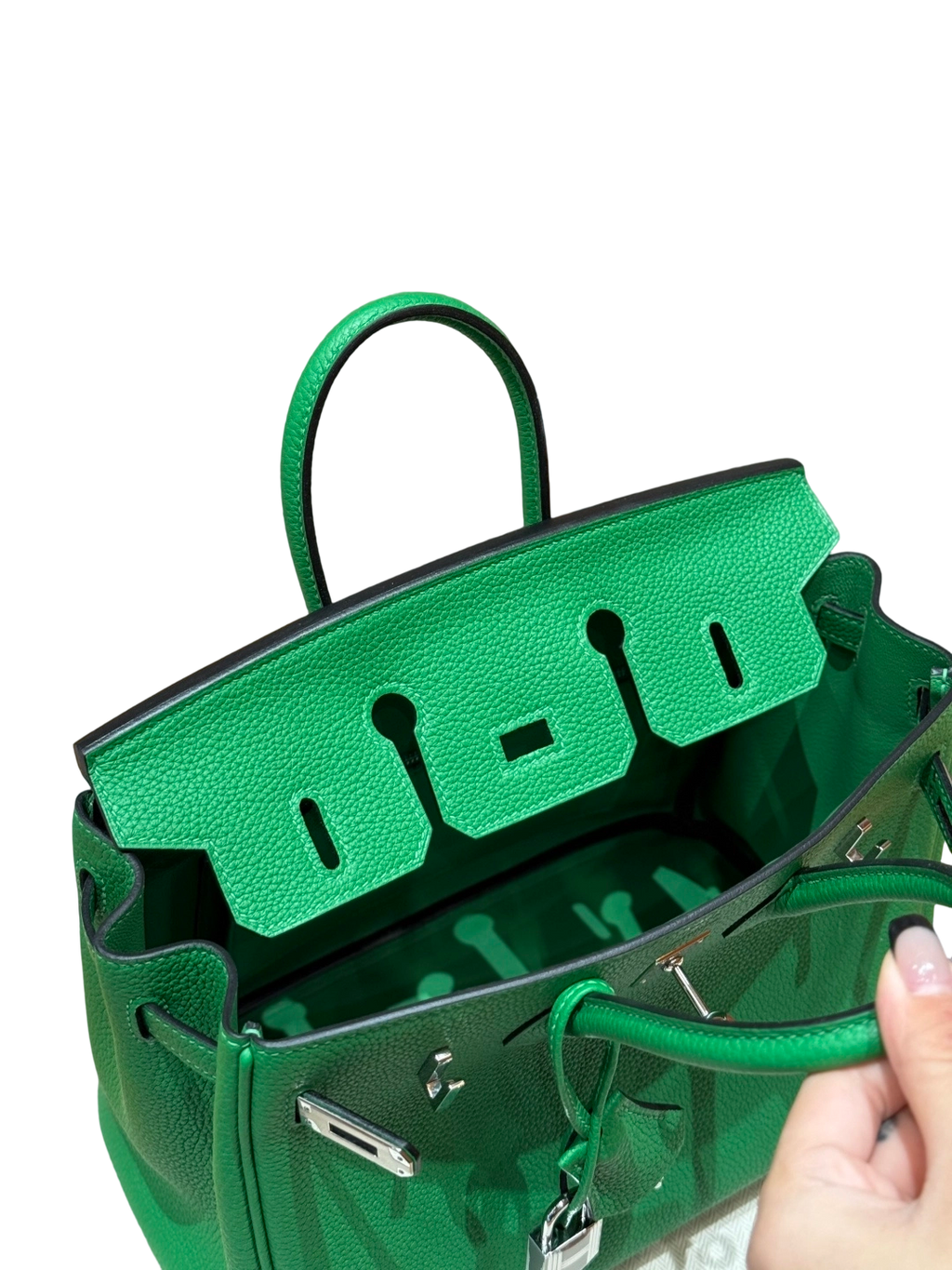 Birkin  Togo – Bamboo Green | Palladium