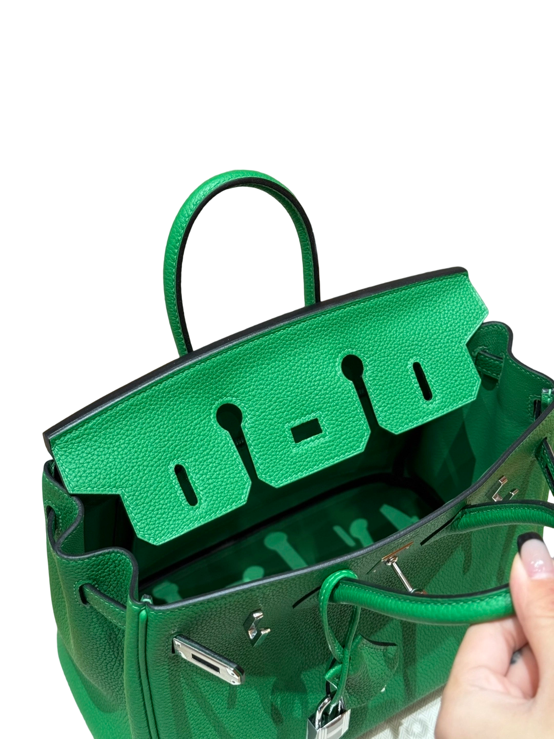 Birkin  Togo – Bamboo Green | Palladium