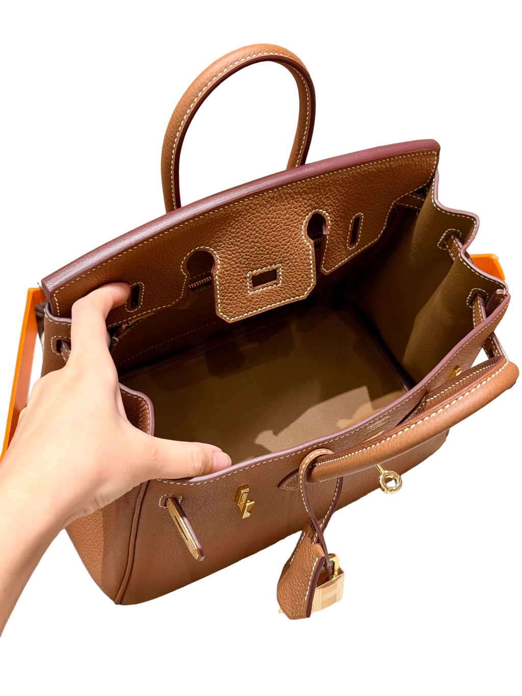 Birkin  Togo – Gold Brown | Gold-Plated