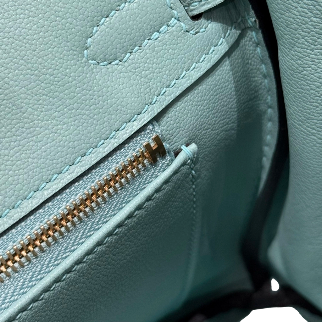 Birkin  Togo – Bleu Atoll | Gold-Plated