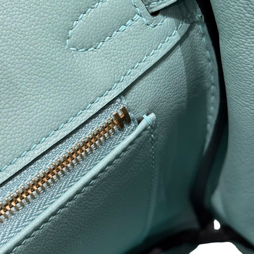 Birkin  Togo – Bleu Atoll | Gold-Plated