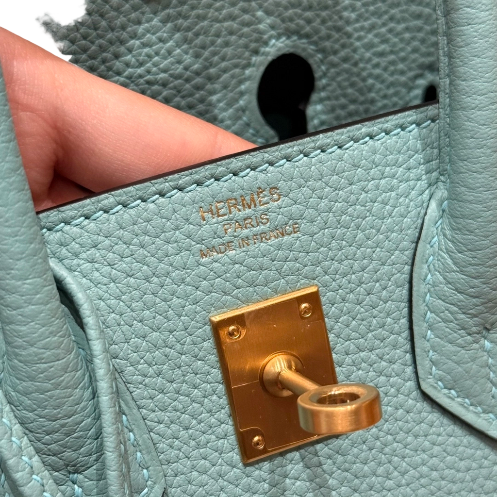 Birkin  Togo – Bleu Atoll | Gold-Plated
