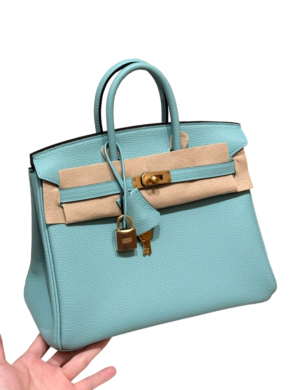 Birkin  Togo – Bleu Atoll | Gold-Plated