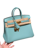 Birkin  Togo – Bleu Atoll | Gold-Plated