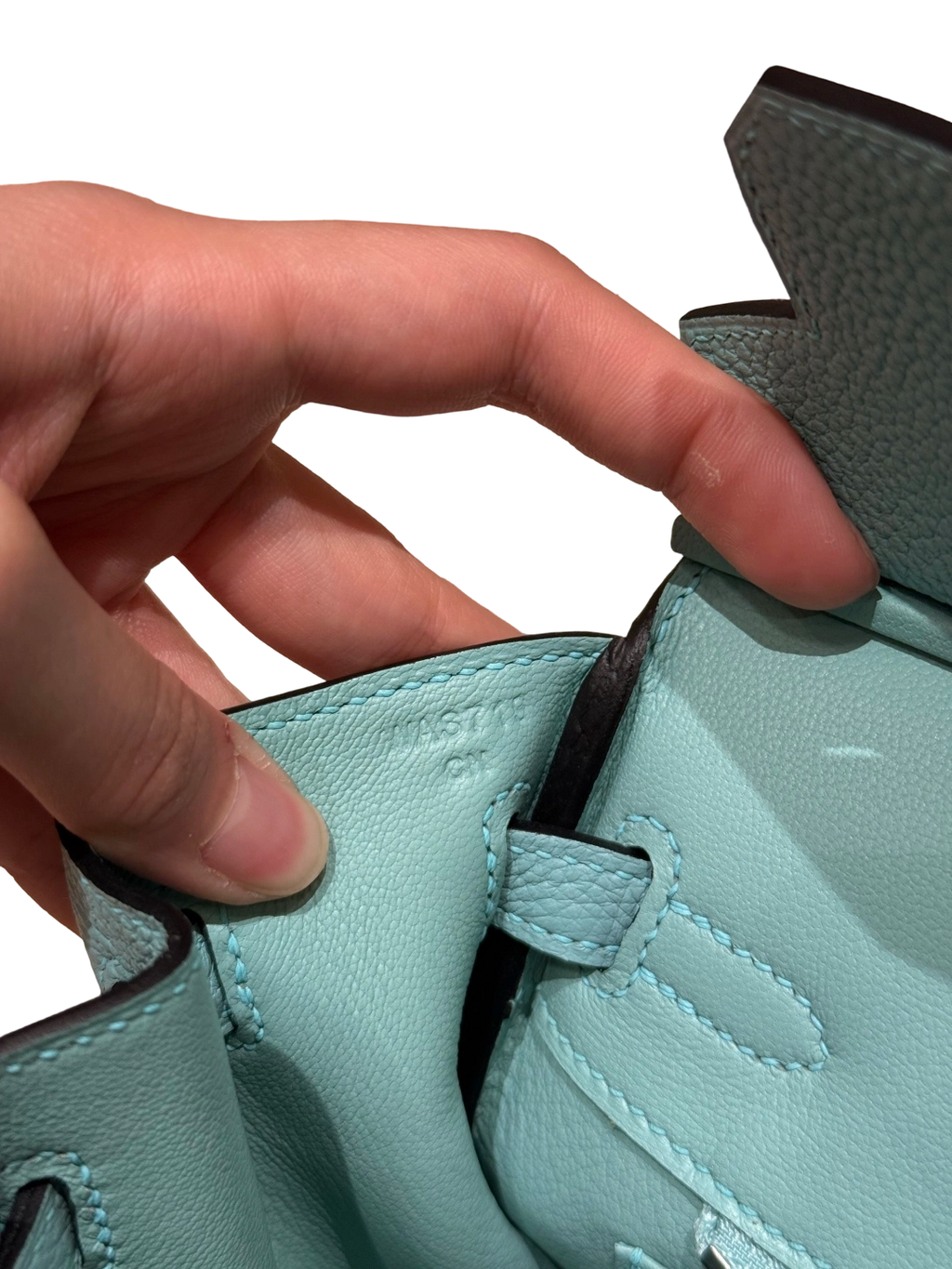 Birkin  Togo – Bleu Atoll| Palladium