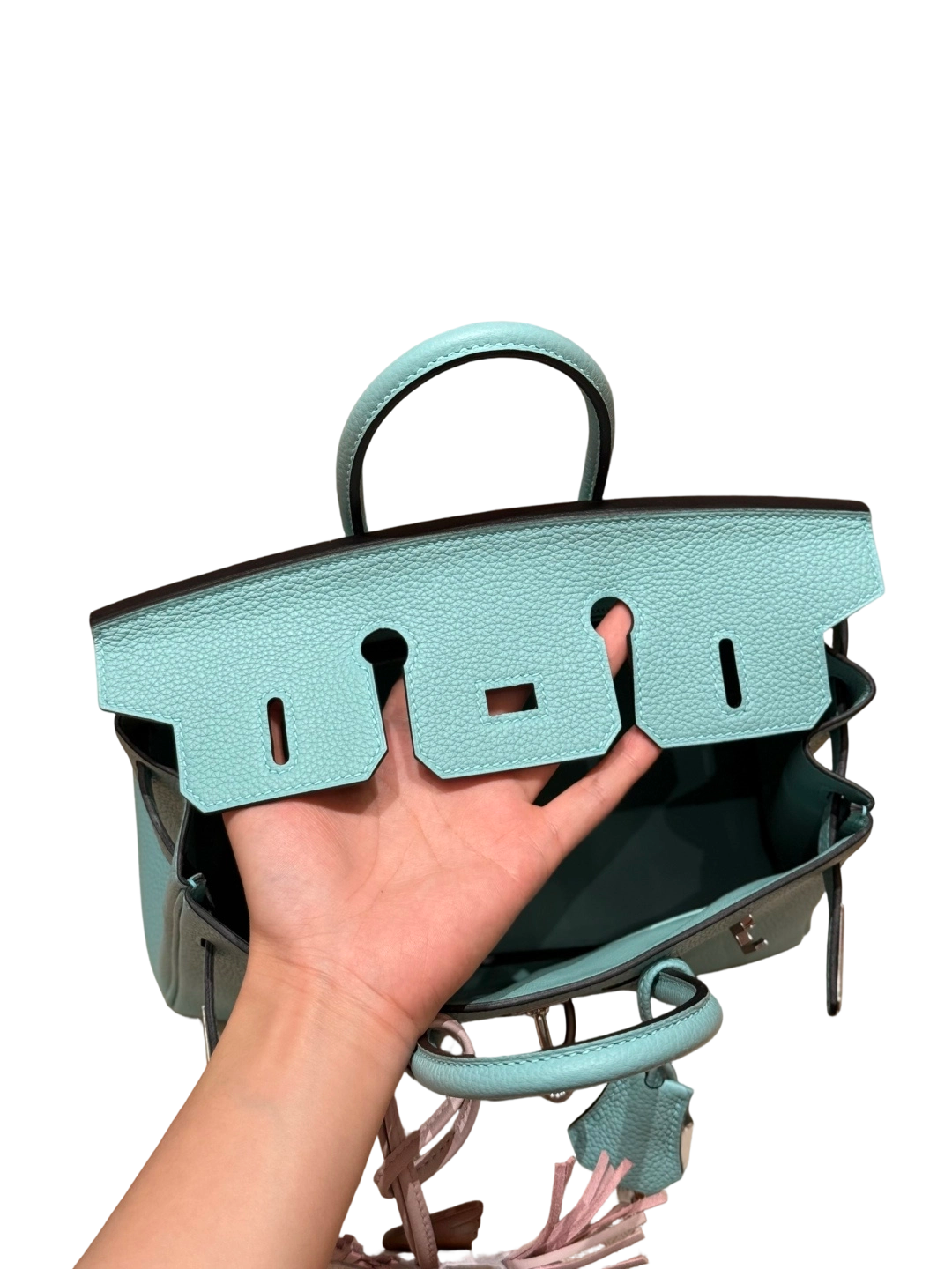 Birkin  Togo – Bleu Atoll| Palladium