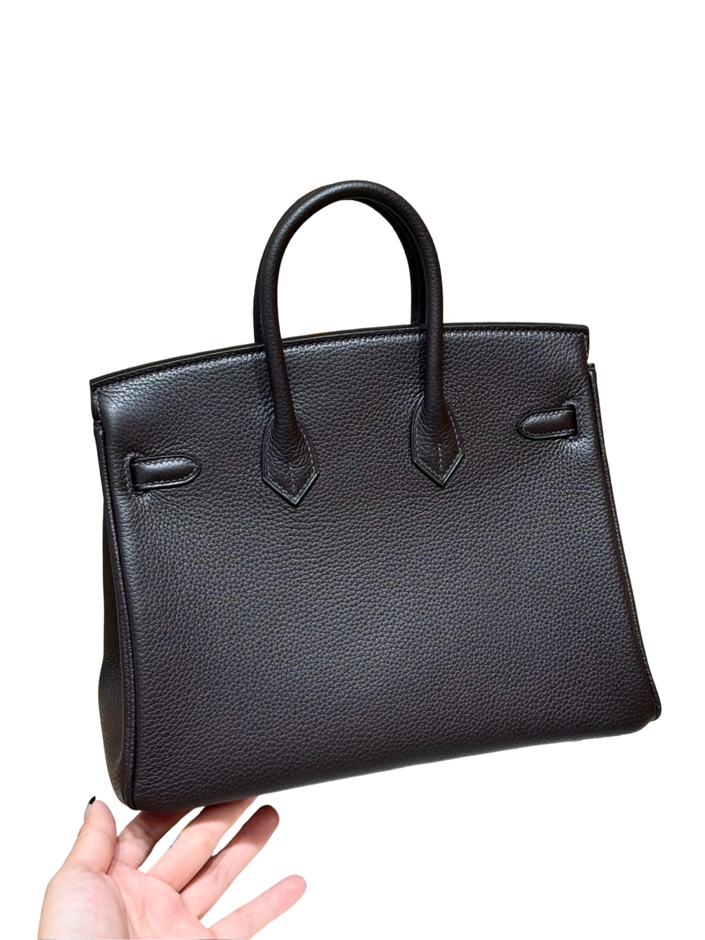 Birkin  Togo – Ebony Brown | Palladium