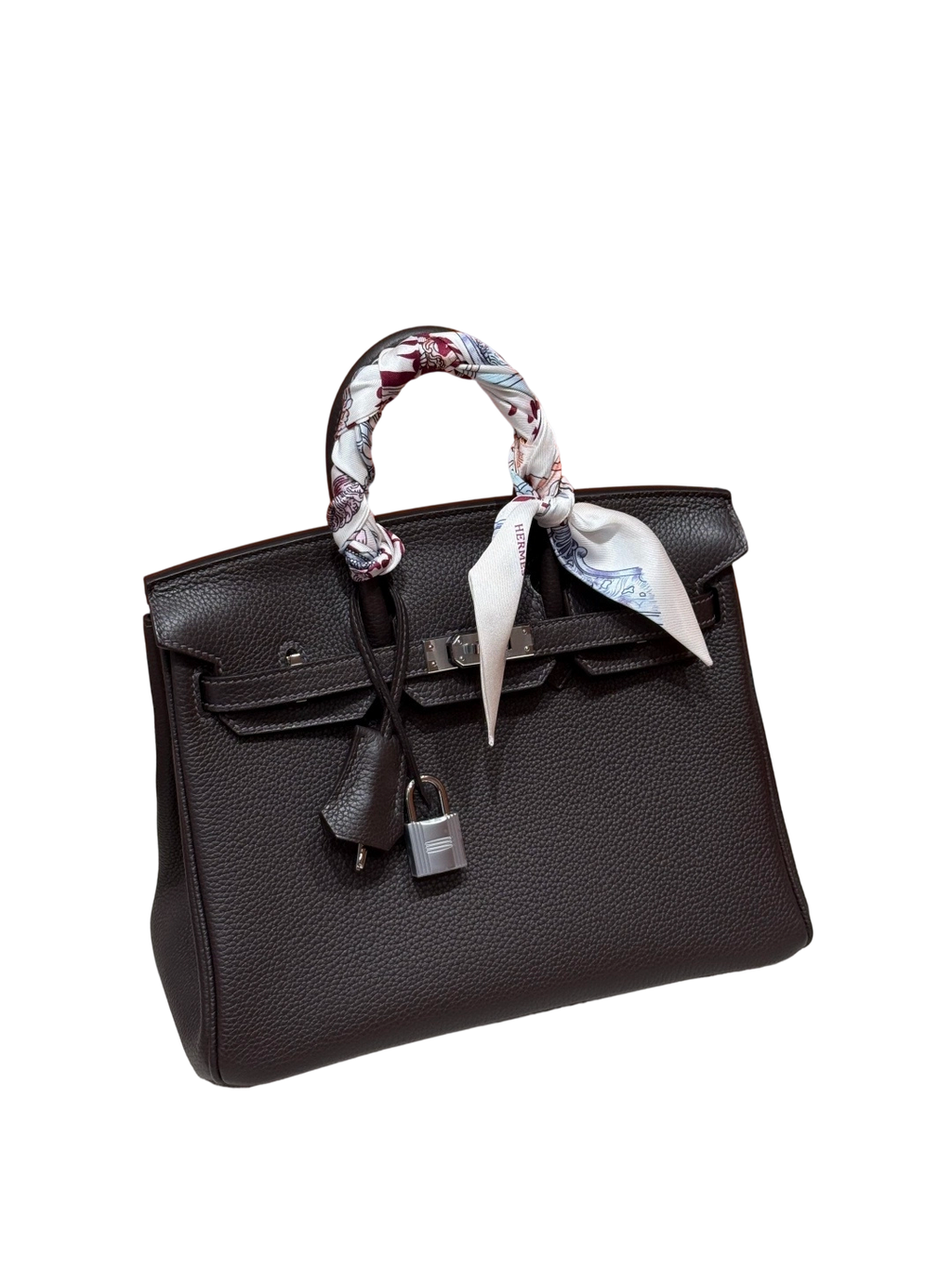 Birkin  Togo – Ebony Brown | Palladium