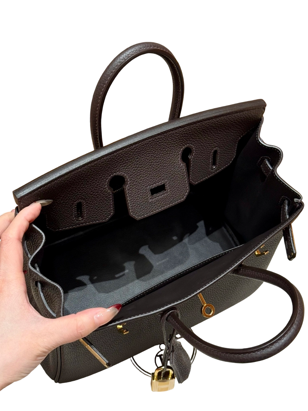 Birkin  Togo – Ebony Brown | Gold-Plated