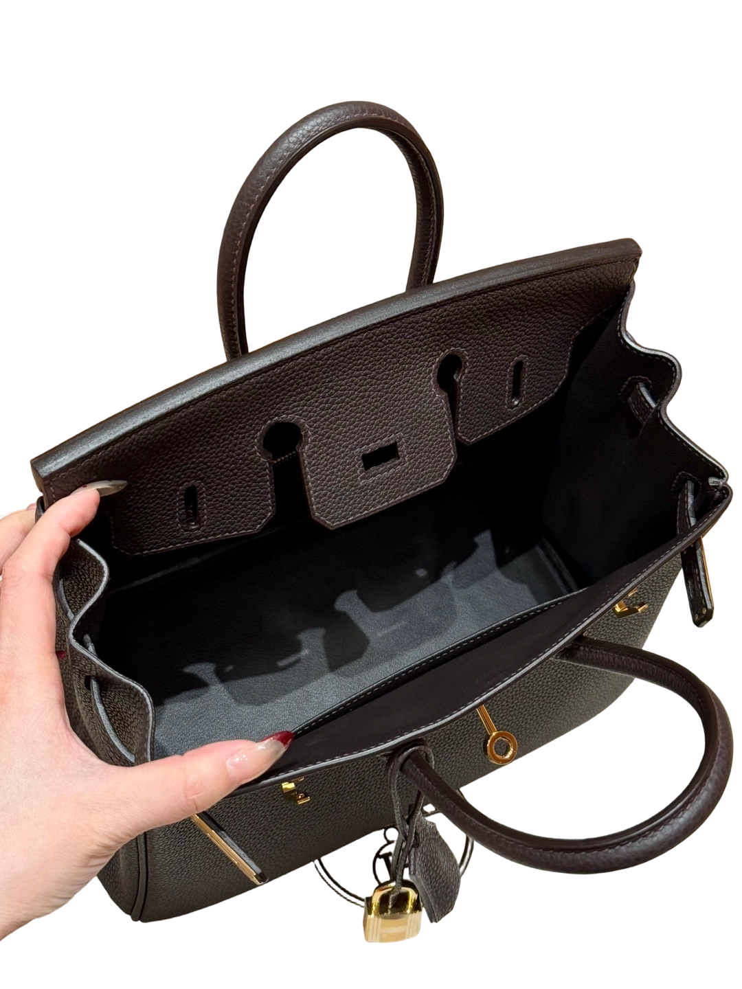 Birkin  Togo – Ebony Brown | Gold-Plated