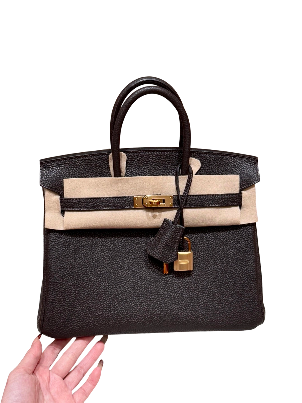 Birkin  Togo – Ebony Brown | Gold-Plated