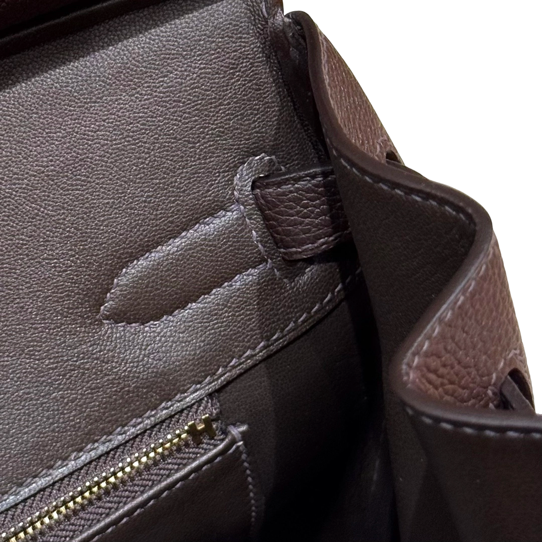 Birkin  Togo – Chocolate Brown | Gold-Plated