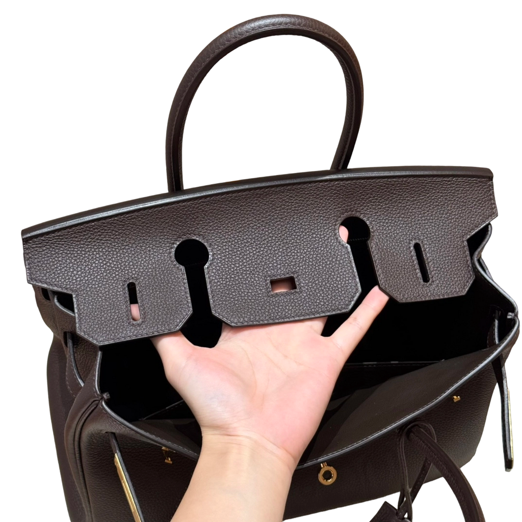 Birkin  Togo – Chocolate Brown | Gold-Plated