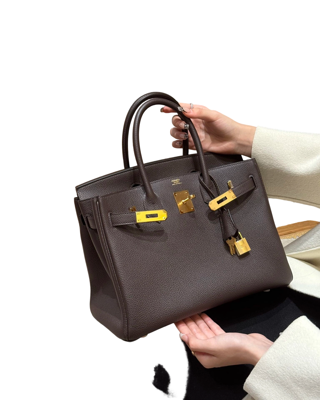 Birkin  Togo – Chocolate Brown | Gold-Plated