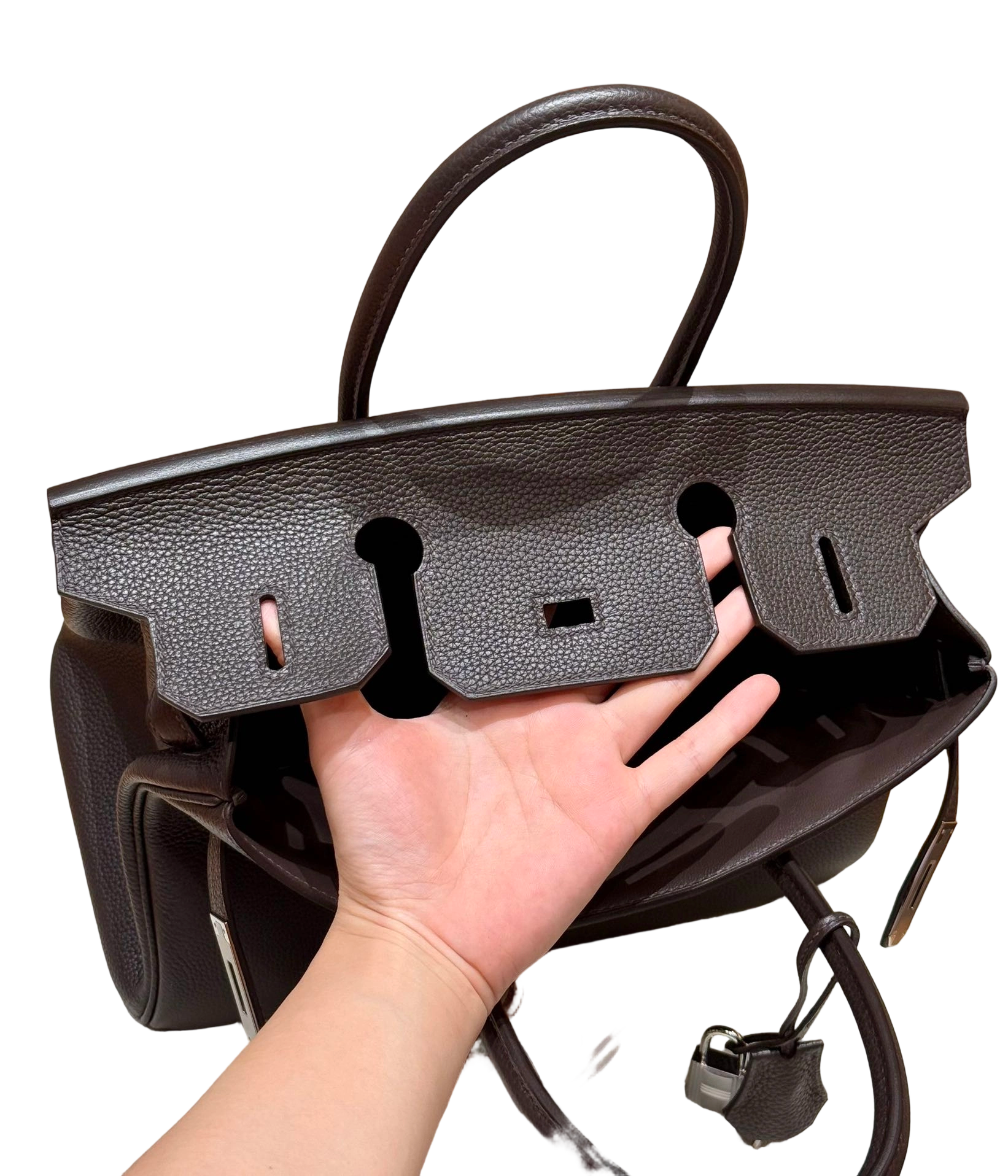 Birkin  Togo – Chocolate Brown | Palladium