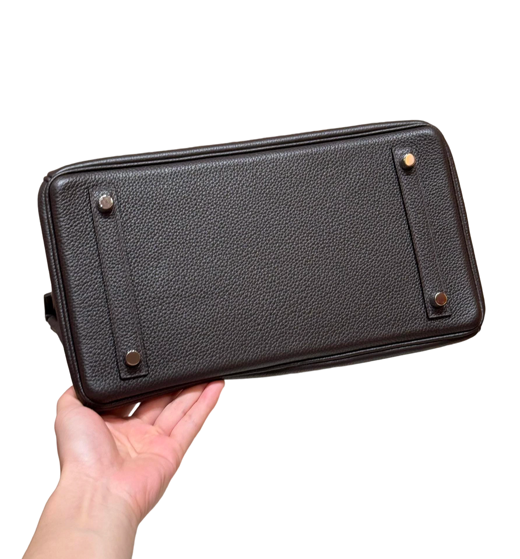 Birkin  Togo – Chocolate Brown | Palladium