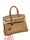 Birkin  Togo – Biscuit | Gold-Plated