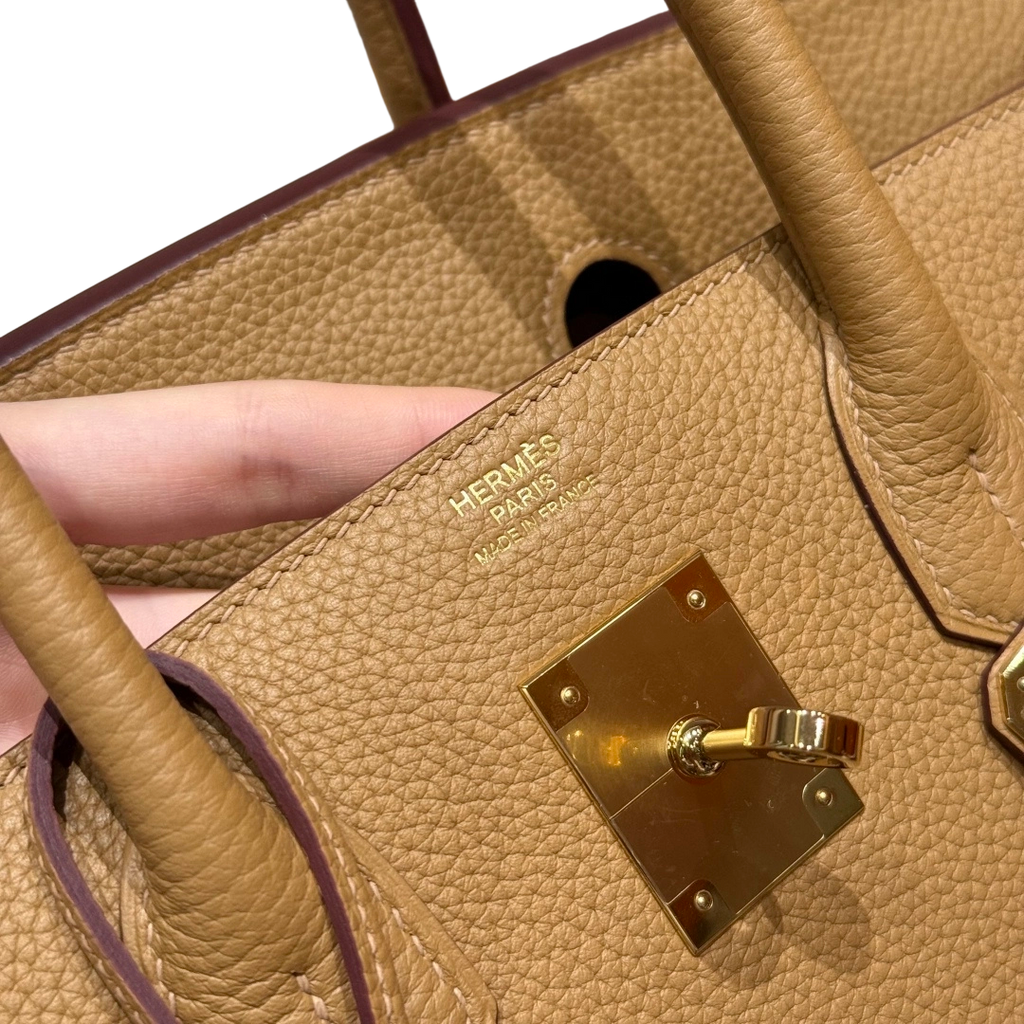 Birkin  Togo – Biscuit | Gold-Plated