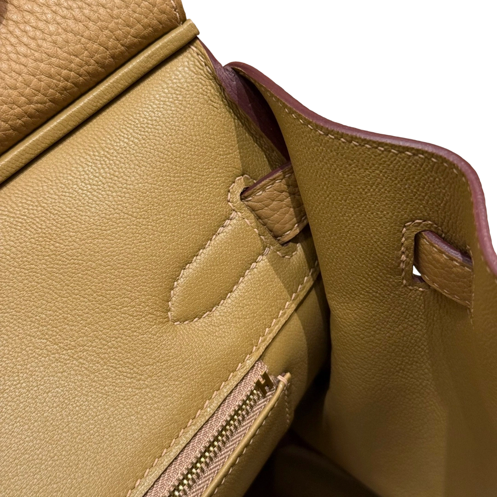 Birkin  Togo – Biscuit | Gold-Plated