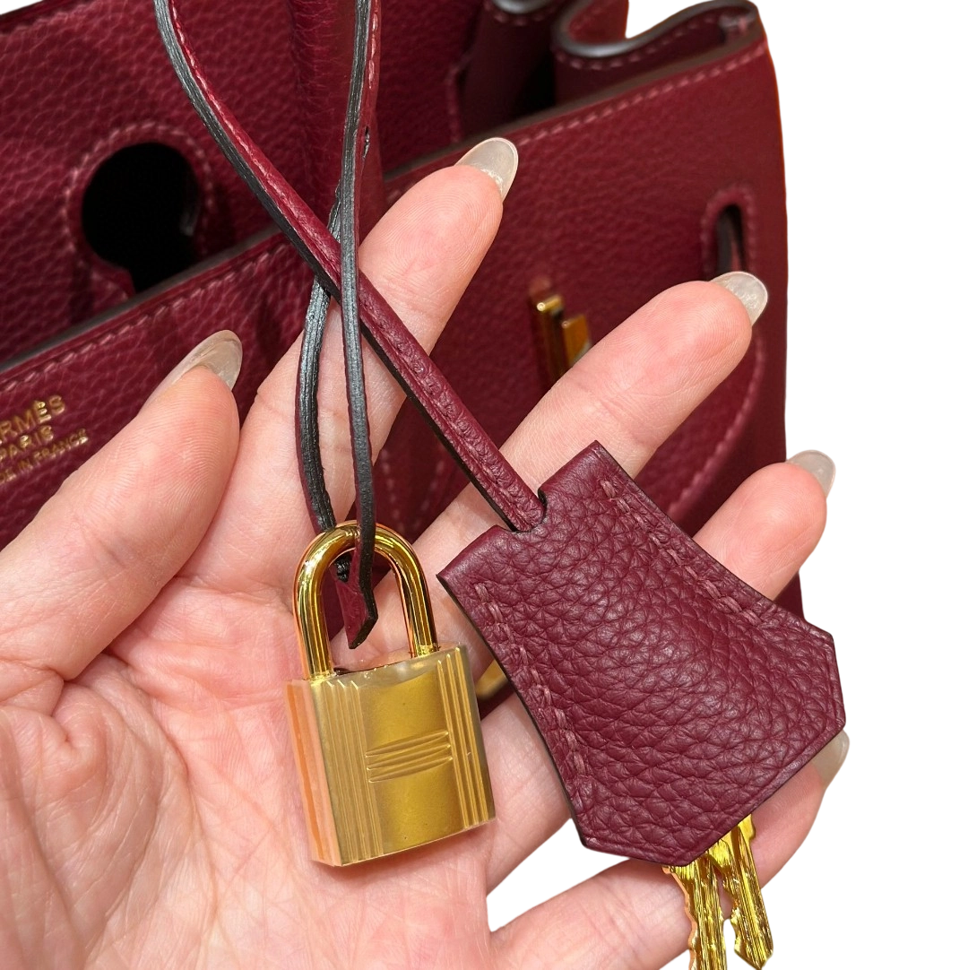 Birkin  Togo  – Hermès Red | Gold-Plated