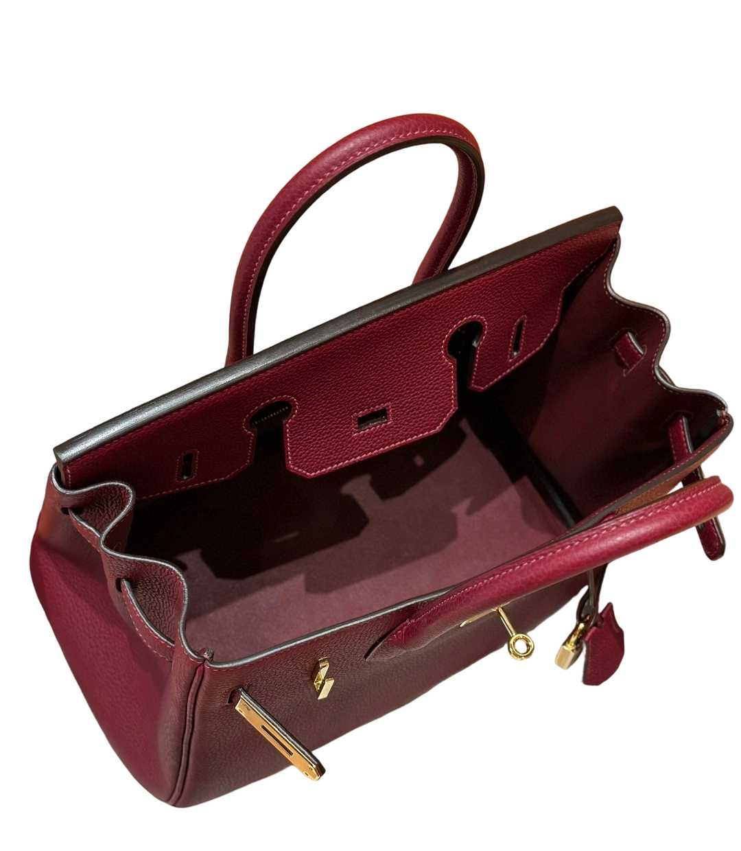 Birkin  Togo  – Hermès Red | Gold-Plated