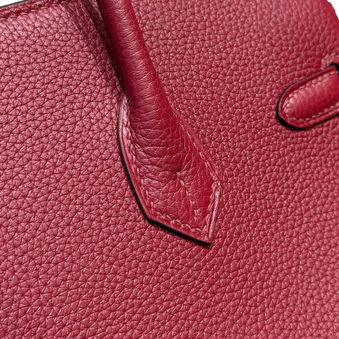 Birkin  Togo – Bordeaux Red | Rose Gold-Plated