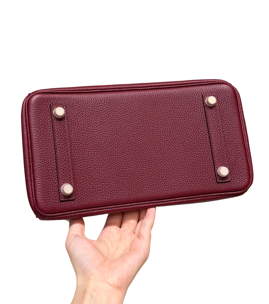Birkin  Togo – Bordeaux Red | Rose Gold-Plated