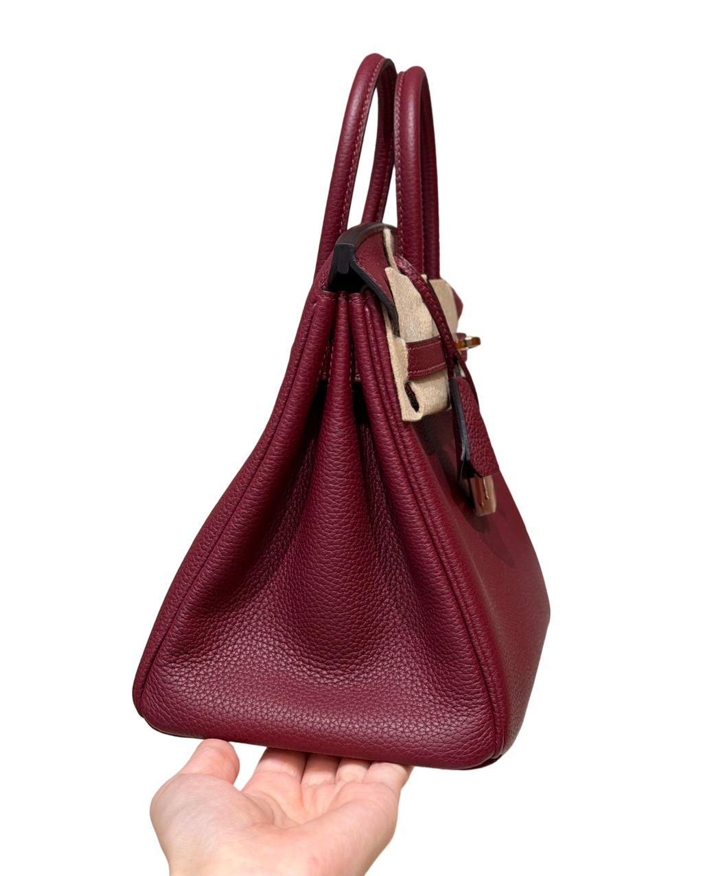Birkin  Togo – Bordeaux Red | Rose Gold-Plated